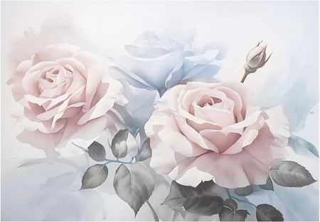 Wallarena Kwiaty 3D Róże Sypialnia Salon 254x184