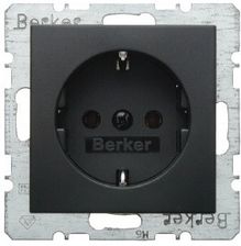 Zdjęcie Berker Gniazdo Schuko Antracyt B.1/B.3/B.7 Glas ( 41431606 ) - Radlin