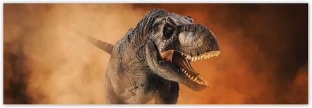 ZeSmakiem 312x104 Dinozaur Rex Na Tle Dymu