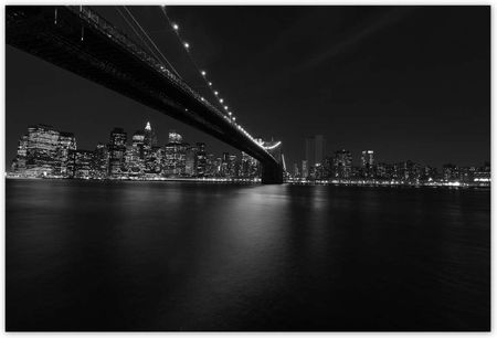 ZeSmakiem 104x70 Nocne Zdjęcie Mostu Usa