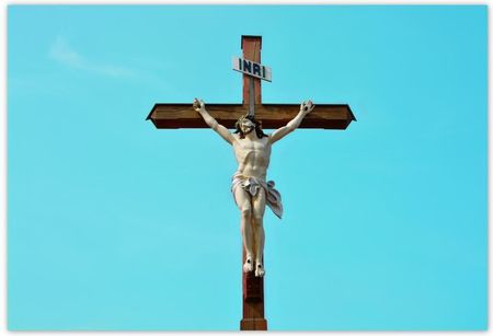 ZeSmakiem Jezus Chrystus Na Krzyżu
