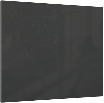 Allboards Tablica Szklana Magnetyczna Ciemna Szara 45X45Cm - Bezramowa Szklana, Szkło Hartowane Na Magnesy Neodymowe
