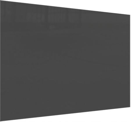 Allboards Tablica Szklana Magnetyczna Ciemna Szara 100X80Cm - Bezramowa Szklana, Szkło Hartowane Na Magnesy Neodymowe