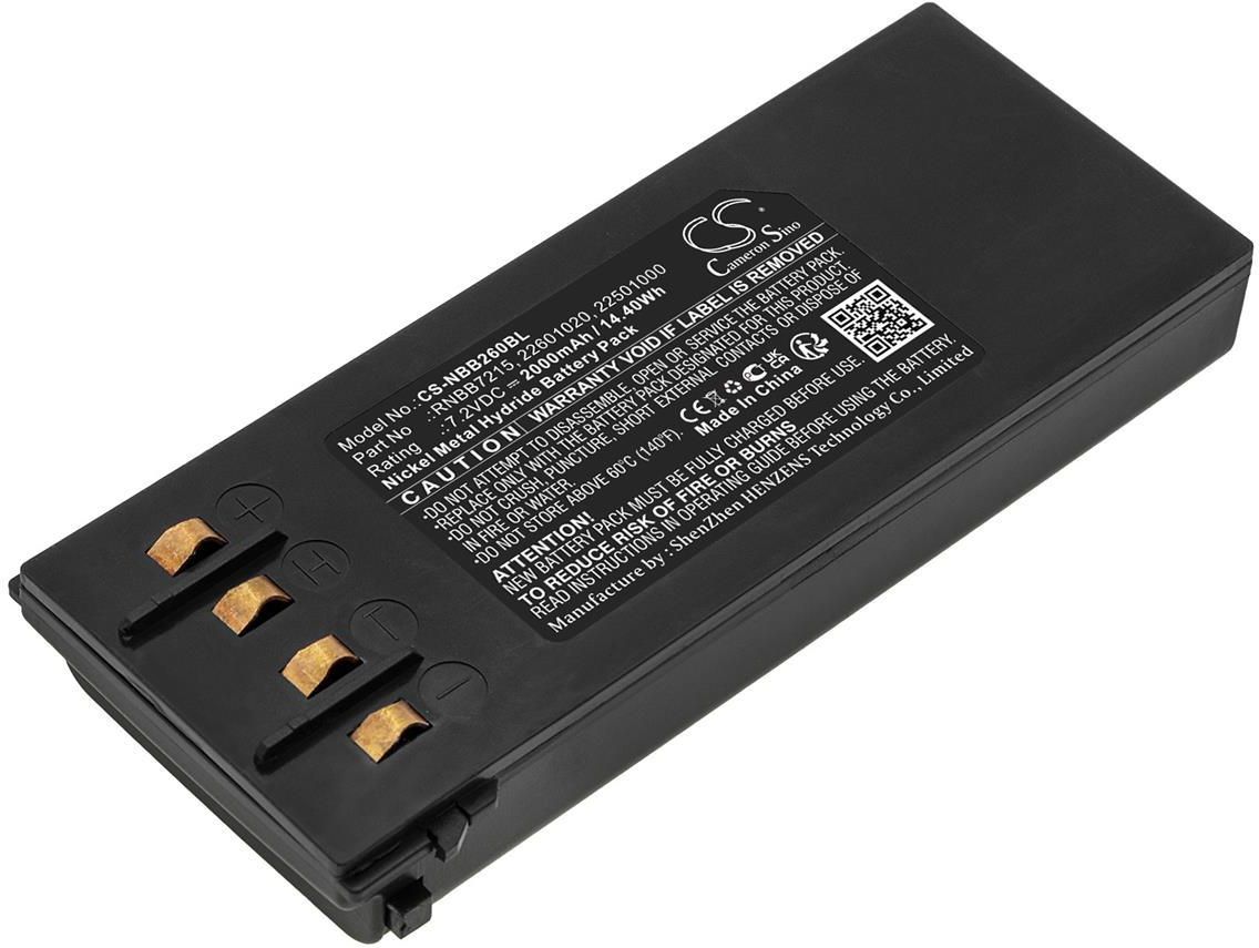 FYIOGXG Cameron Sino Battery for NBB 2.260.1020,Nano Radiotelecomando,Nano L ,Nano L SMJ,Nano M,Nano S,Planar NL PN:NBB 2.250.1000,2.250.2010,2.250.2011, 22501000,2250202020. 1,225 4100 2000 mAh