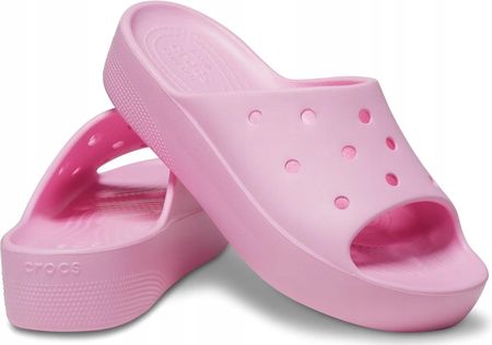 Lekkie Klapki Damskie Crocs Na Platformie