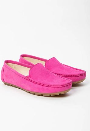 Zapato Skórzane mokasyny w kolorze różowym