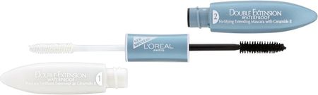 L'Oreal Paris Double Extension Waterproof Wersja Niebieska Tusz do rzęs z odżywką 2x6 ml