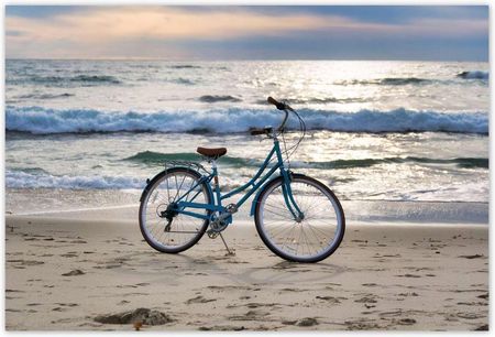 ZeSmakiem 104x70 Rower Na Plaży