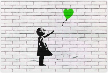 ZeSmakiem 104x70 Banksy Graffiti Balonik