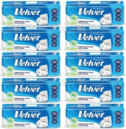 Papier toaletowy Velvet Soft 60 opak.|480x18m|3war