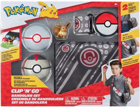 Pokemon Clip'n'Go Bandelier Set Eevee & Timer Ball