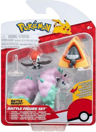 Pokemon Battle Figure Set Pikipek, Snorunt, Ponyta