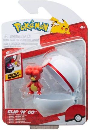 Pokemon Clip'n'Go Magby & Poke Ball