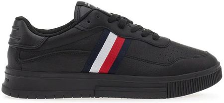 Buty Tommy Hilfiger Supercup Stripes Leather FM0FM04824-0GQ - czarne