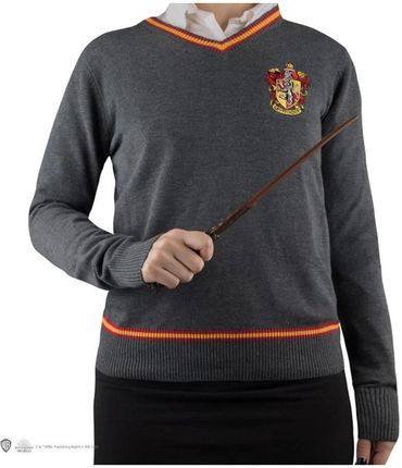 Harry Potter - Gryffindor - Grey Knitted Sweater (Small) - Sweter -