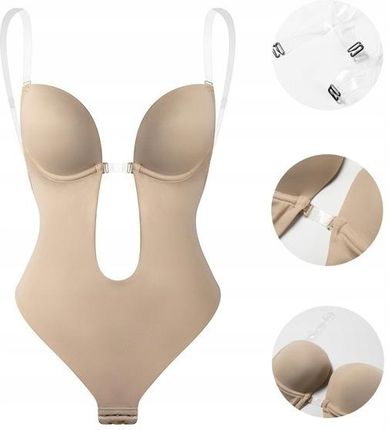 Body Do Sukni Biustonosz bez pleców gołe plecy L - zdjęcie 2