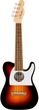 Fender Fullerton Tele Uke Walnut Fingerboard White Pickguard 2-Color Sunburst