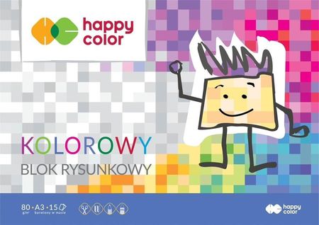 Gdd Blok Rysunkowy Kolor A3 15K Happy Color