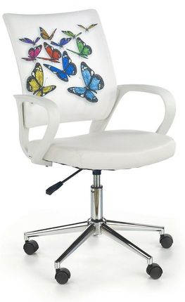 Intesi Fotel Biurowy Butterfly Biały