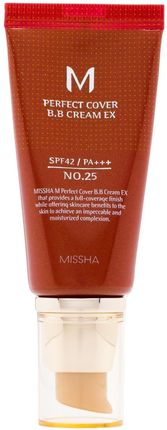 Missha M Perfect Cover Bb Cream Spf42 Pa+++ No 25 Warm Beige 50ml