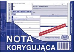 Zdjęcie Michalczyk I Prokop Nota Korygująca Vat Druki Samokopiujące Typ: 108-3U - Ostroróg