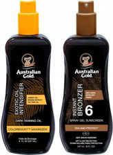 Australian Gold Intensifier Oil + Spray Gel SPF6