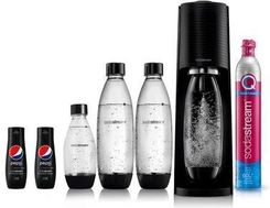 Zdjęcie Sodastream Terra Czarny + 3 butelki + 2 Syropy Pepsi Max 1100049480 - Mikstat