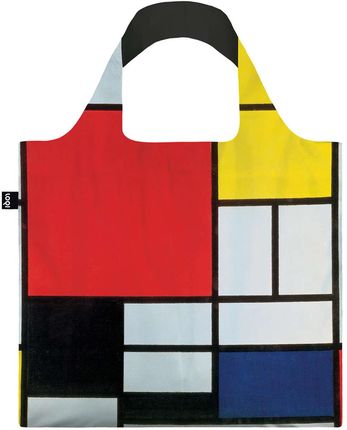 Torba miejska składana Loqi Piet Mondrian - composition