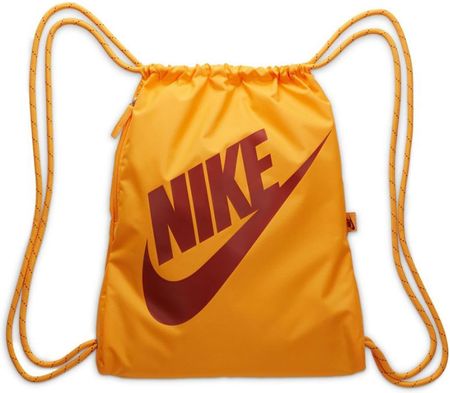 Worek Nike Heritage Drawstring Bag DC4245 (kolor żółty)