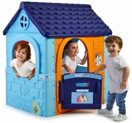 Feber Zabawkowy Dom Bluey House 142X85 108Cm Niebieski Pomarańczowy