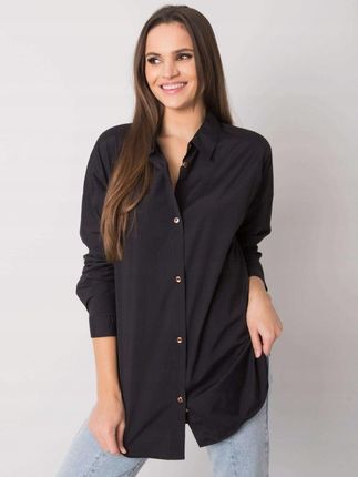 Koszula klasyczna czarna Camila idealna do pracy