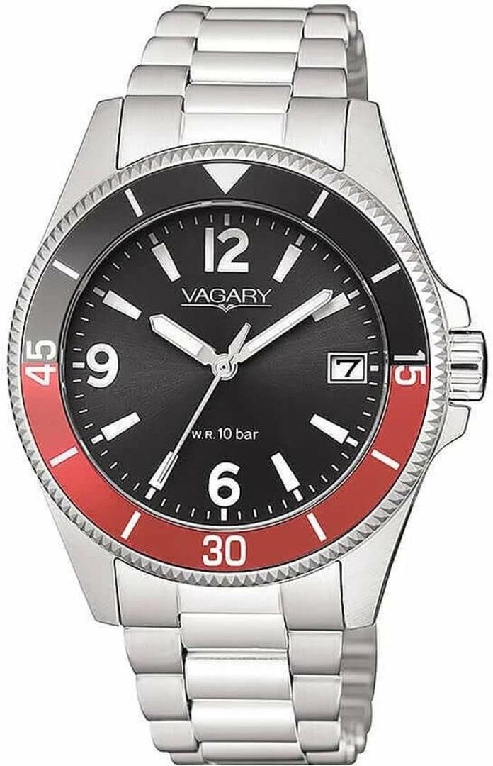 Vagary Aqua39 unisex watch in steel VD5-210-73