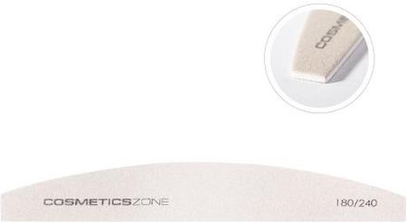Cosmetics Zone Pilnik do naturalnych paznokci cienki łódka - slim 180/240