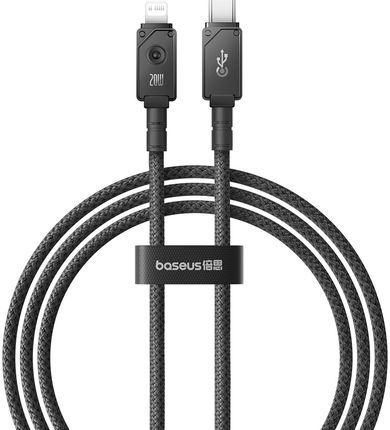 Kabel USB C - Lightning Baseus Unbreakable 20W 480Mb/s 1m - czarny