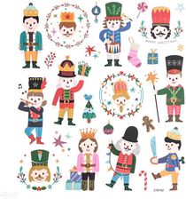 Zdjęcie Dalprint Naklejki Z Brokatem Dziadek Do Orzechów 25Szt - Wielbark