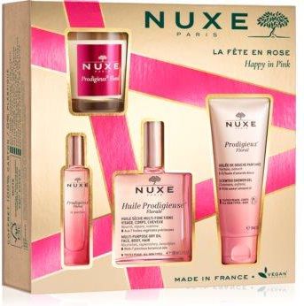 Nuxe Set 2023 Happy In Pink Świąteczny Zestaw Prezentowy 4 Szt.