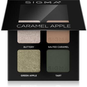 Sigma Beauty Quad Eyeshadow Palette Paleta Cieni Do Powiek Odcień Caramel Apple 4 G
