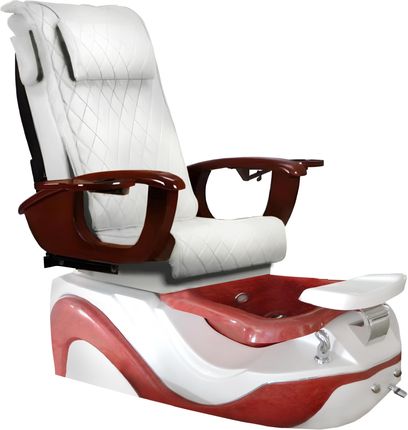 Calissimo Fotel Kosmetyczny Elektryczny Do Pedicure Z Hydromasażerem Stóp Do Salonu Spa Biały