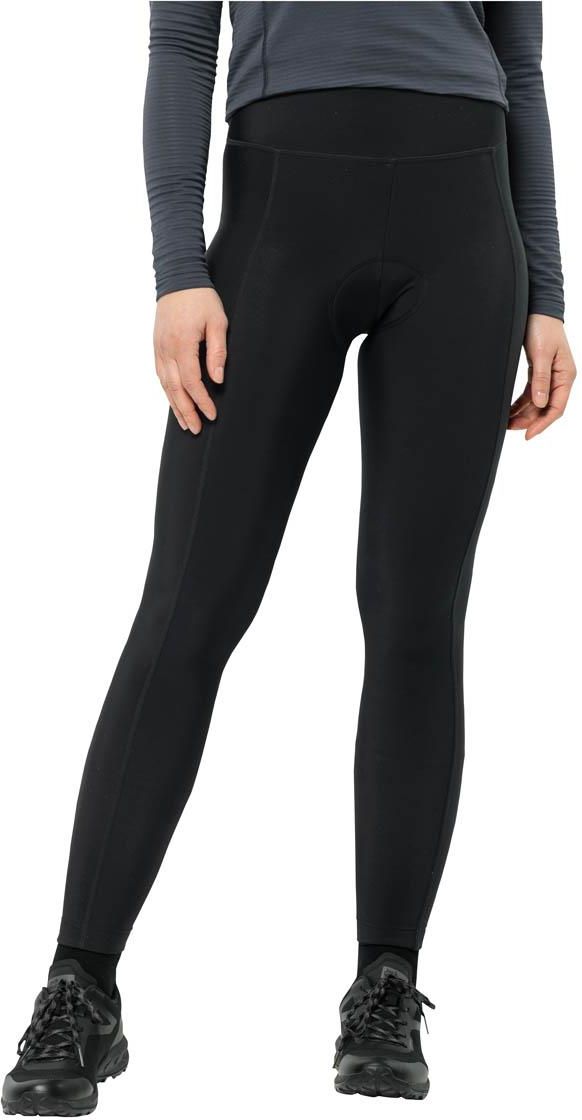 Damskie Spodnie Rowerowe Jack Wolfskin Morobbia Tights W Black Ceny I