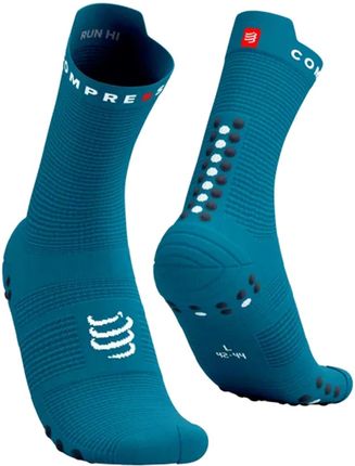 Skarpetki Kompresyjne Compressport Pro Racing Socks V4.0 Run High Turkusowy