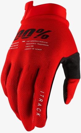 Rękawiczki 100% Itrack Glove Red