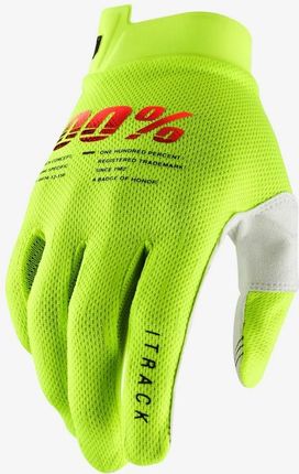 Rękawiczki 100% Itrack Glove Fluo Yellow