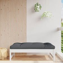 Zdjęcie Vidaxl Podnóżek Ogrodowy Biały 120X80cm Lite Drewno Sosnowe 825738 - Puck