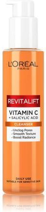 L'Oreal Paris Revitalift Clinical Vitamin C + Salicylic Acid Cleanser pianka oczyszczająca 150 ml dla kobiet