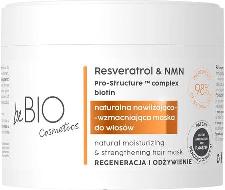 BE BIO EWA CHODAKOWSKA LONGEVITY Regeneracja i odżywienie Naturalna maska do włosów, 250ml