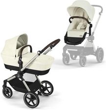 Cybex Eos Lux Wózek Głęboko-Spacerowy Rama Taupe Seashell Beige