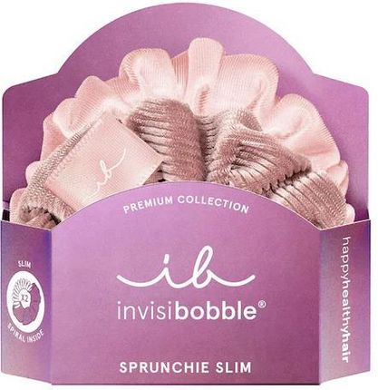 INVISIBOBBLE - Sprunchie Slim Premium - kolor La vie en rose, Gumka do włosów