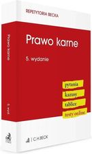 Zdjęcie Prawo karne. Pytania. Kazusy. Tablice. Testy w.5 - Tychy
