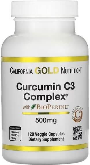 Preparat medycyny naturalnej Curcumin C3 Complex with BioPerine , 120 ...
