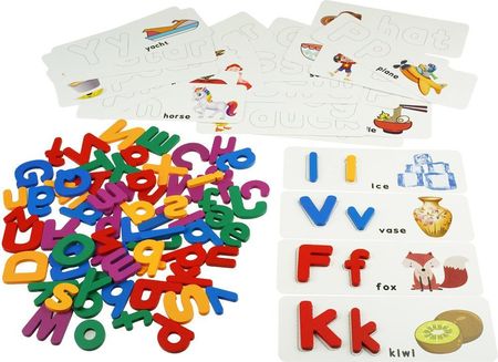 Kindersafe Drewniana Gra W Kombinację Słów Alfabet